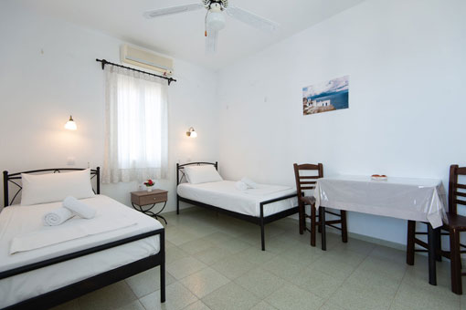 Interior of rooms in Roubina accommodation